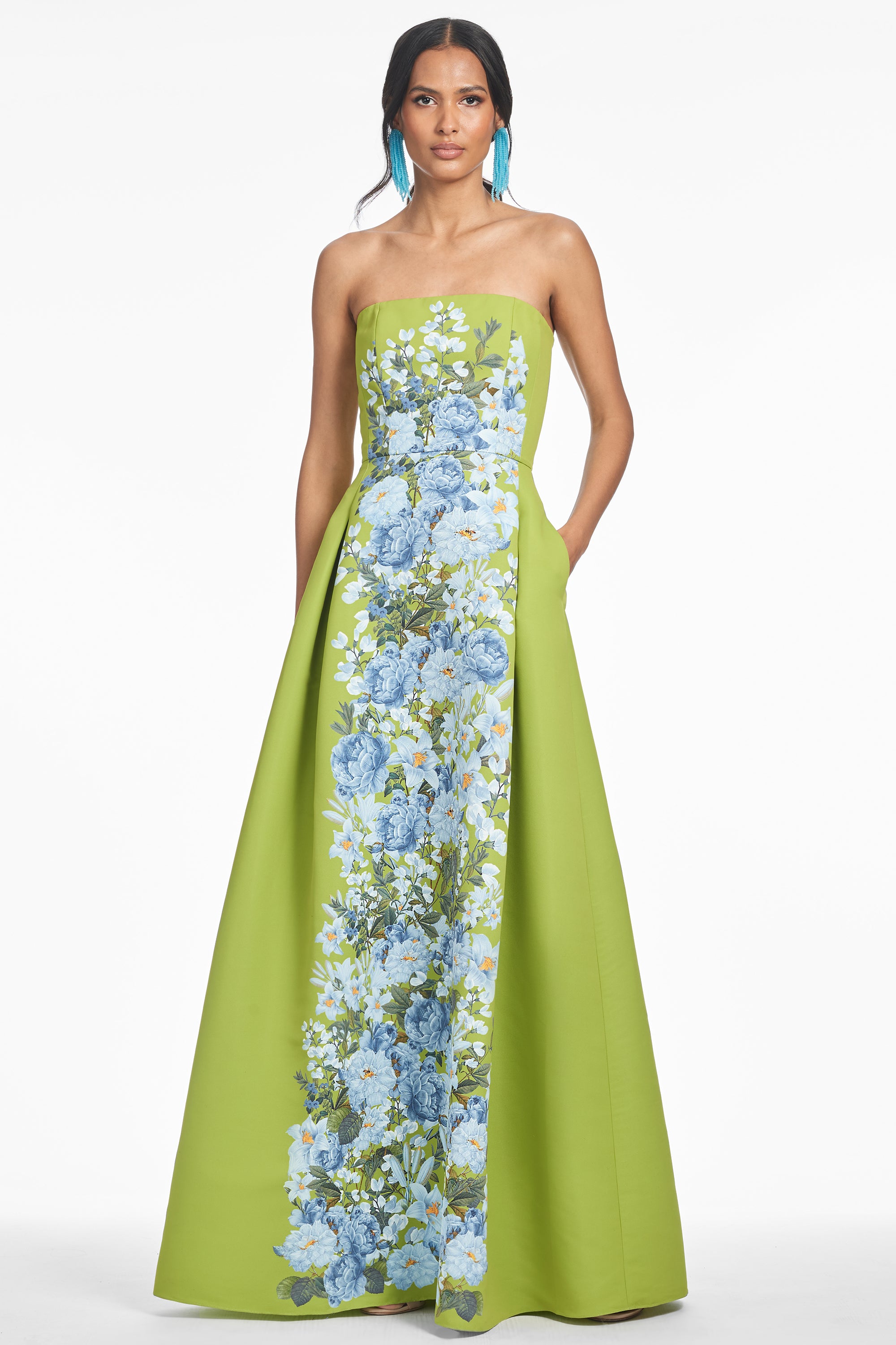 LARISA GOWN - PERIDOT CASCADE