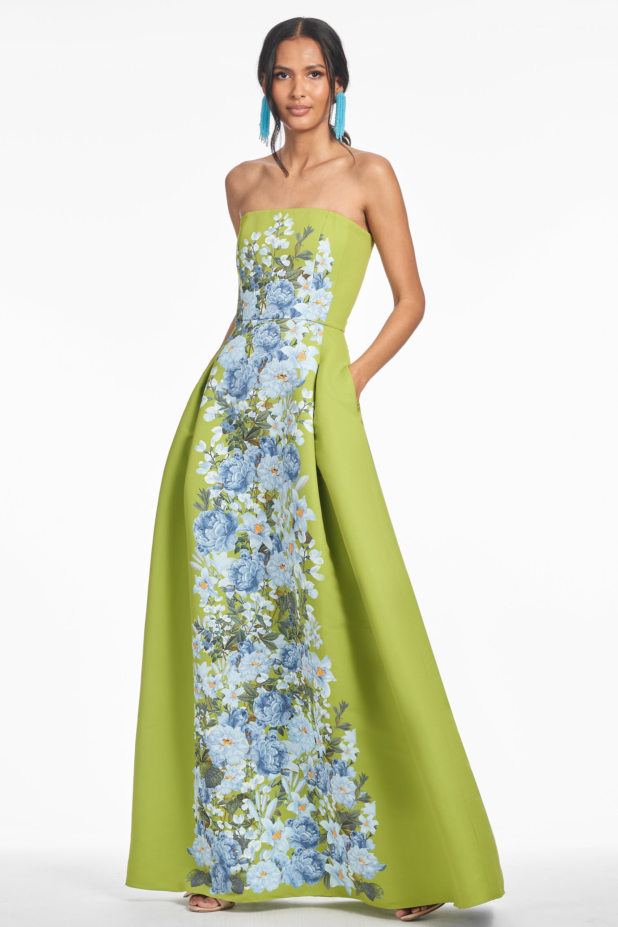 LARISA GOWN - PERIDOT CASCADE