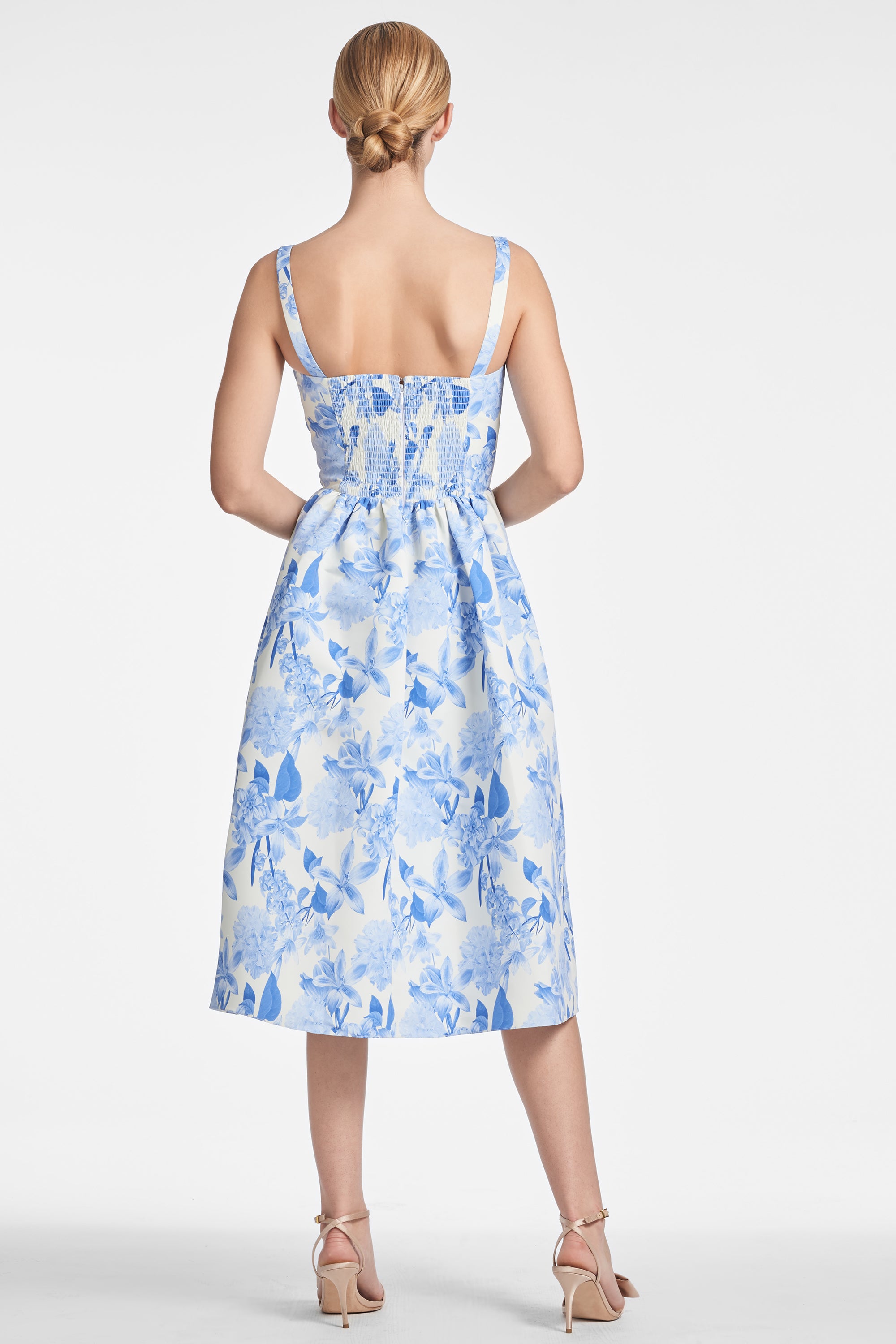 Tinsley Dress - Powder Azure Fields - Final Sale