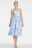 Tinsley Dress - Powder Azure Fields - Final Sale