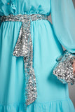 Venus Gown - Blue Topaz - Final Sale