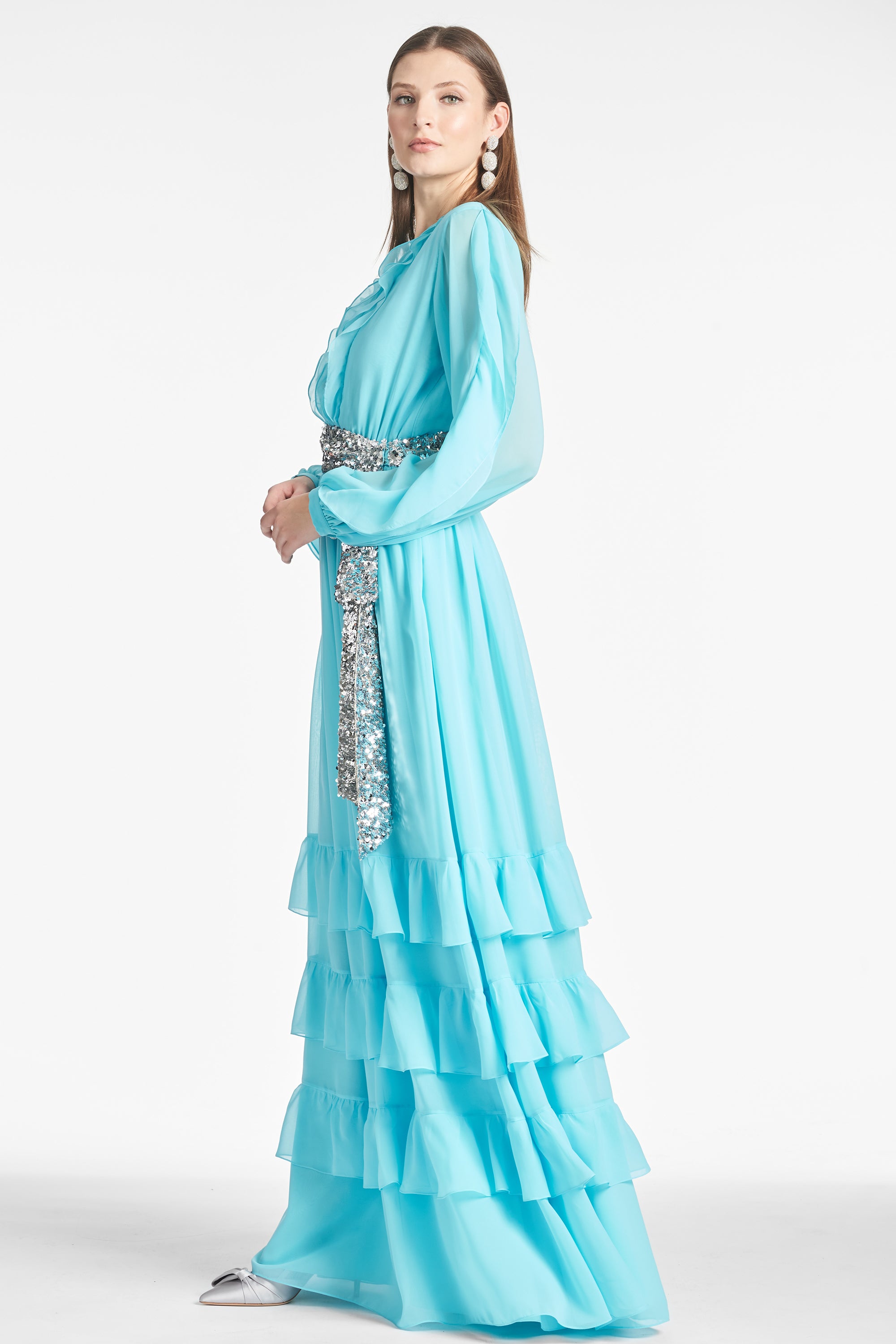 Venus Gown - Blue Topaz - Final Sale