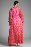 Vera Gown - Rose/Vermillion