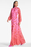 Vera Gown - Rose/Vermillion