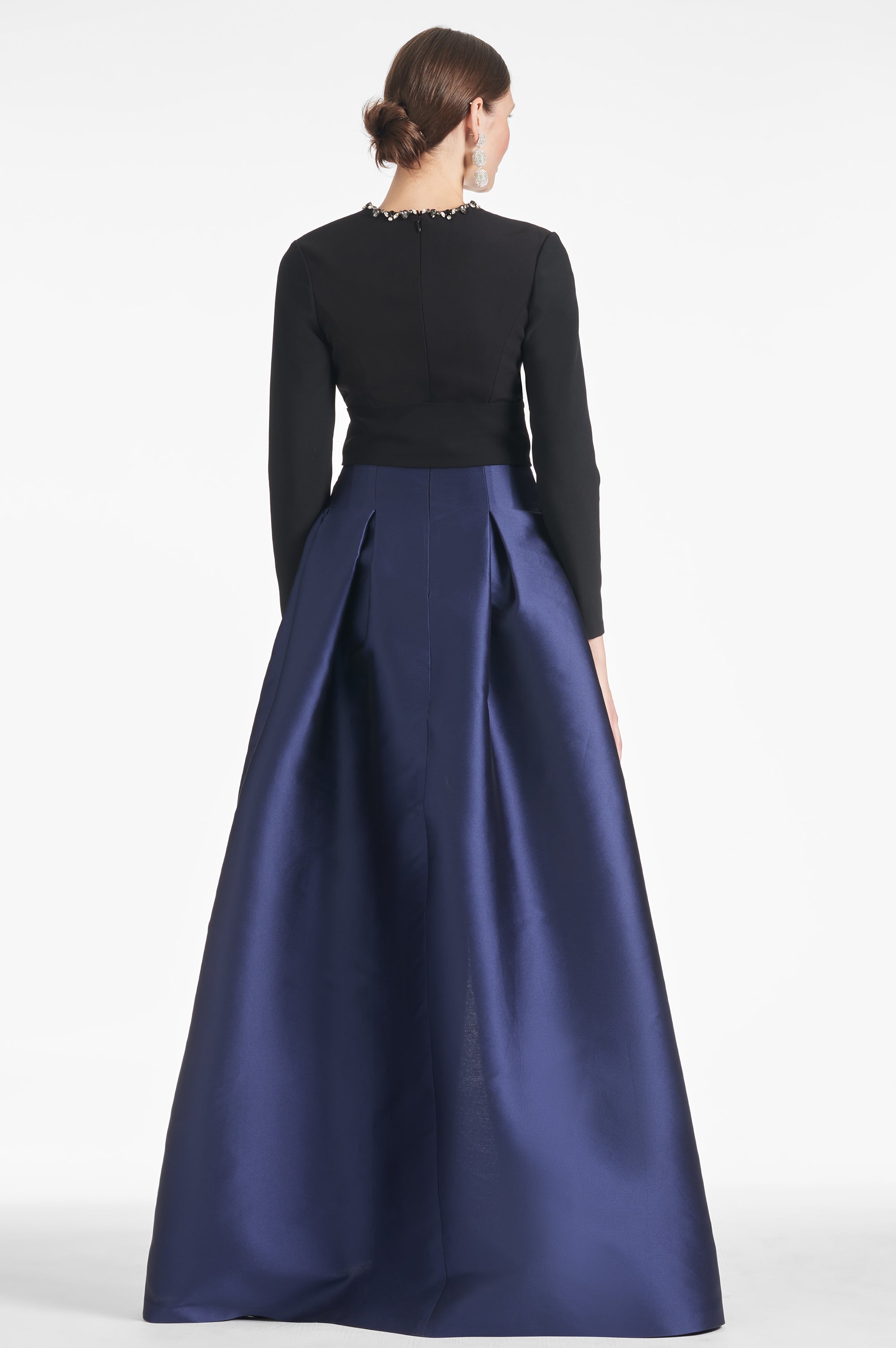 Victoria Gown - Black/Navy - Final Sale