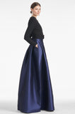 Victoria Gown - Black/Navy - Final Sale