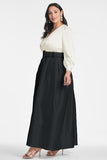 Zoe Gown - Ivory/Black