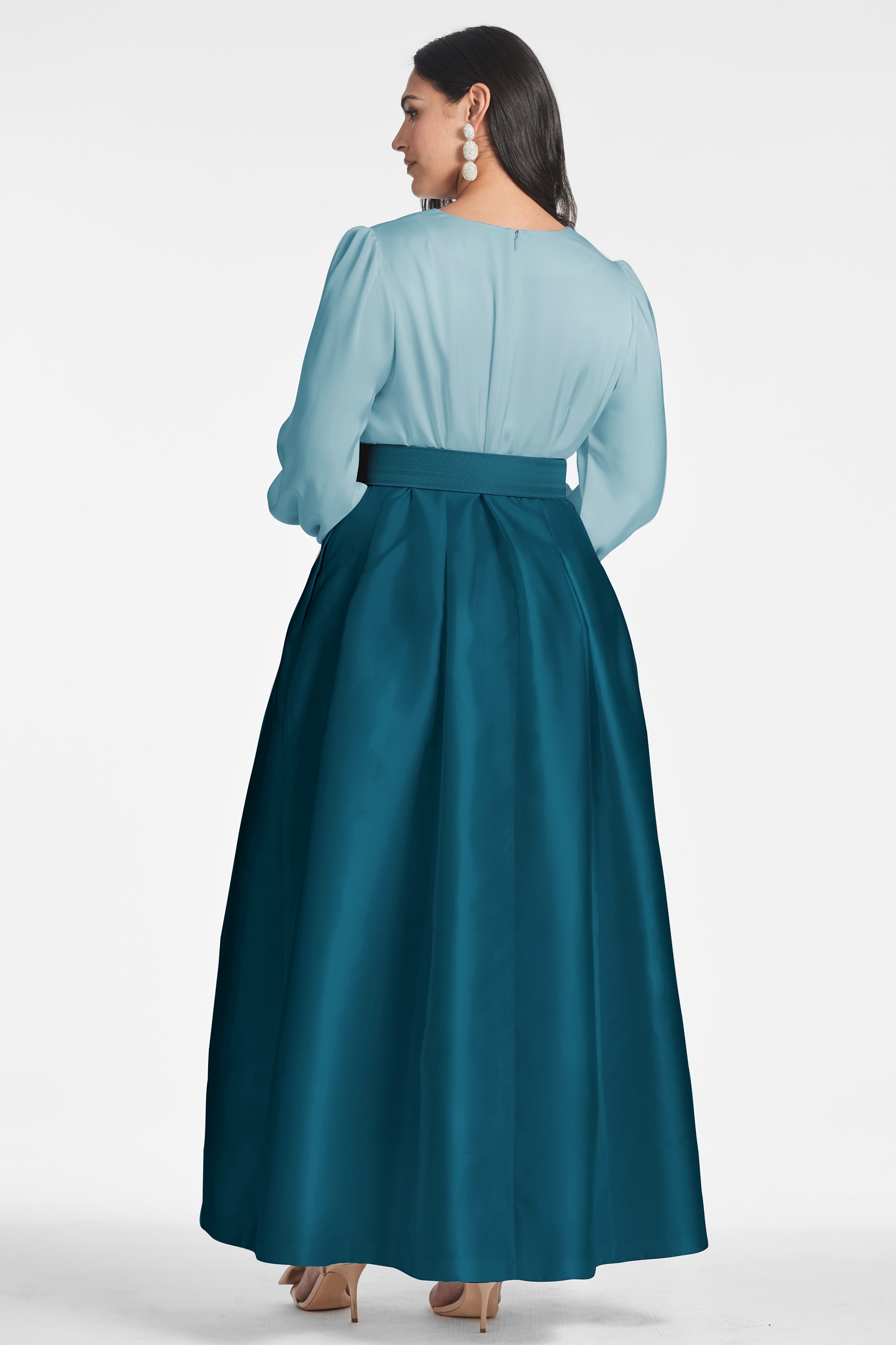 Zoe Gown - Seaglass/Deep Teal