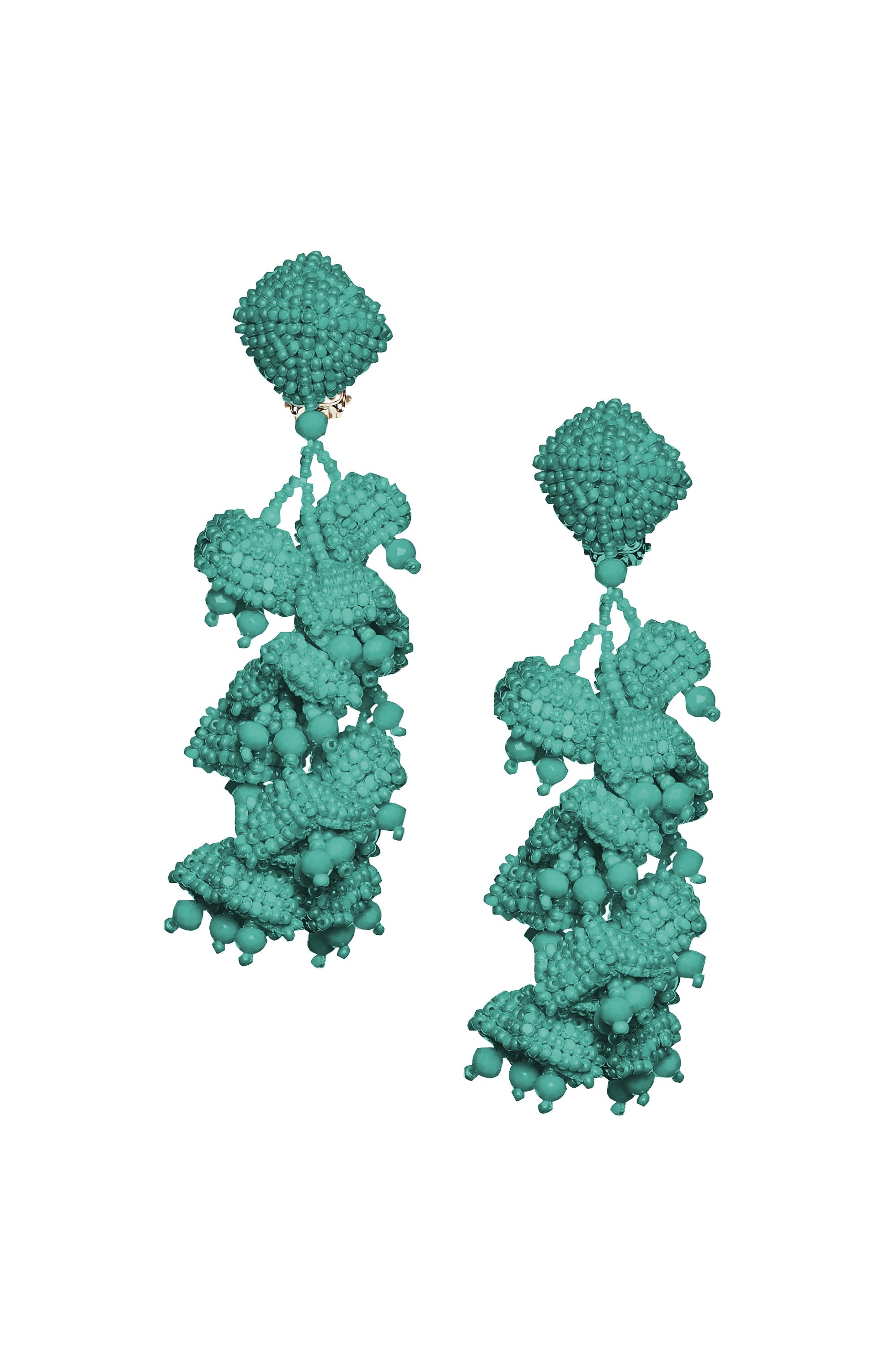 GRAPES EARRINGS - MINT