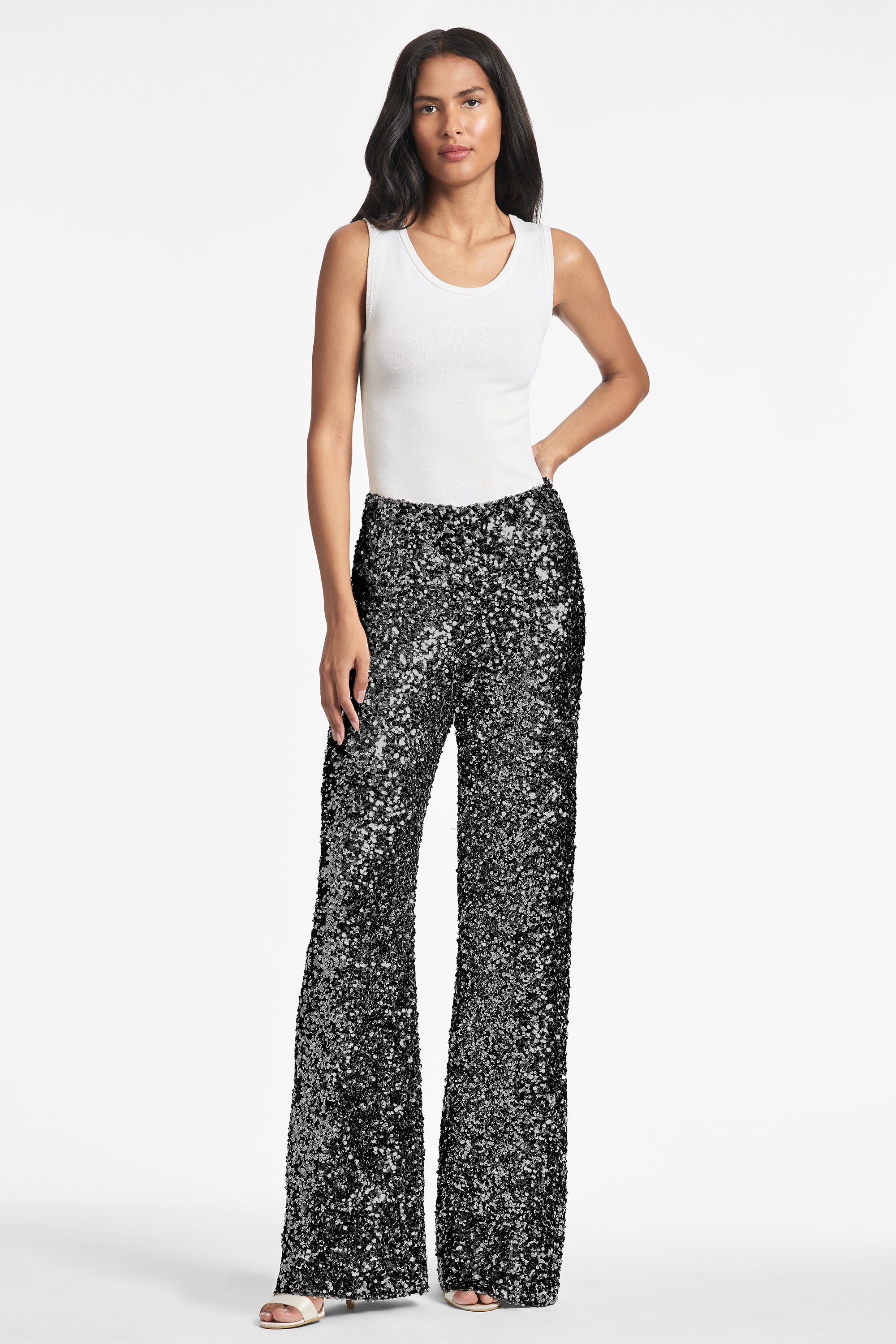 Alli Pant - Black Sequins - Final Sale