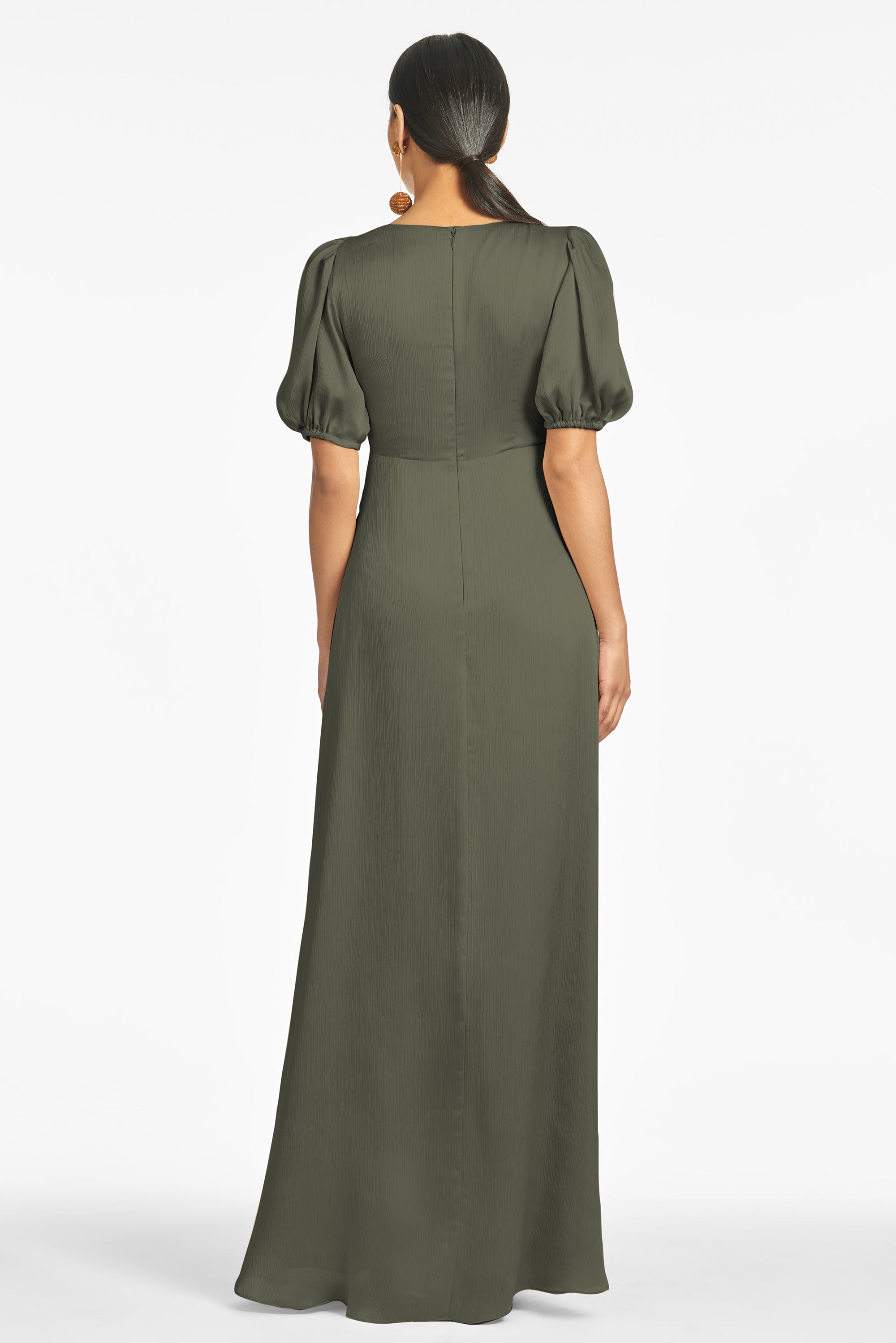 Alli Gown - Moss Green - Final Sale