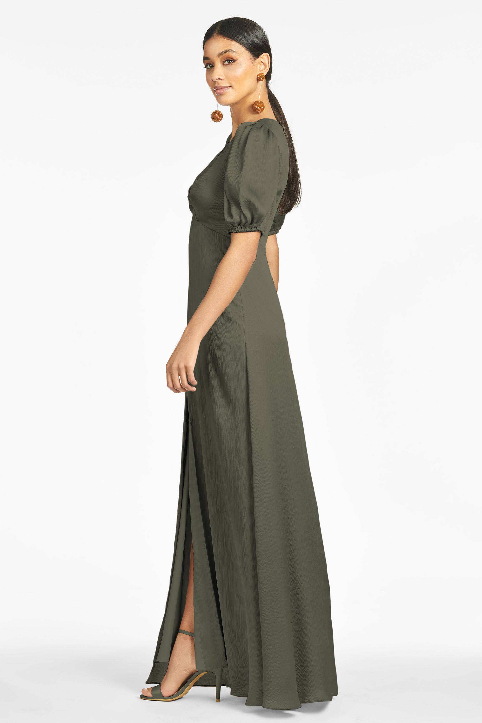 Alli Gown - Moss Green - Final Sale