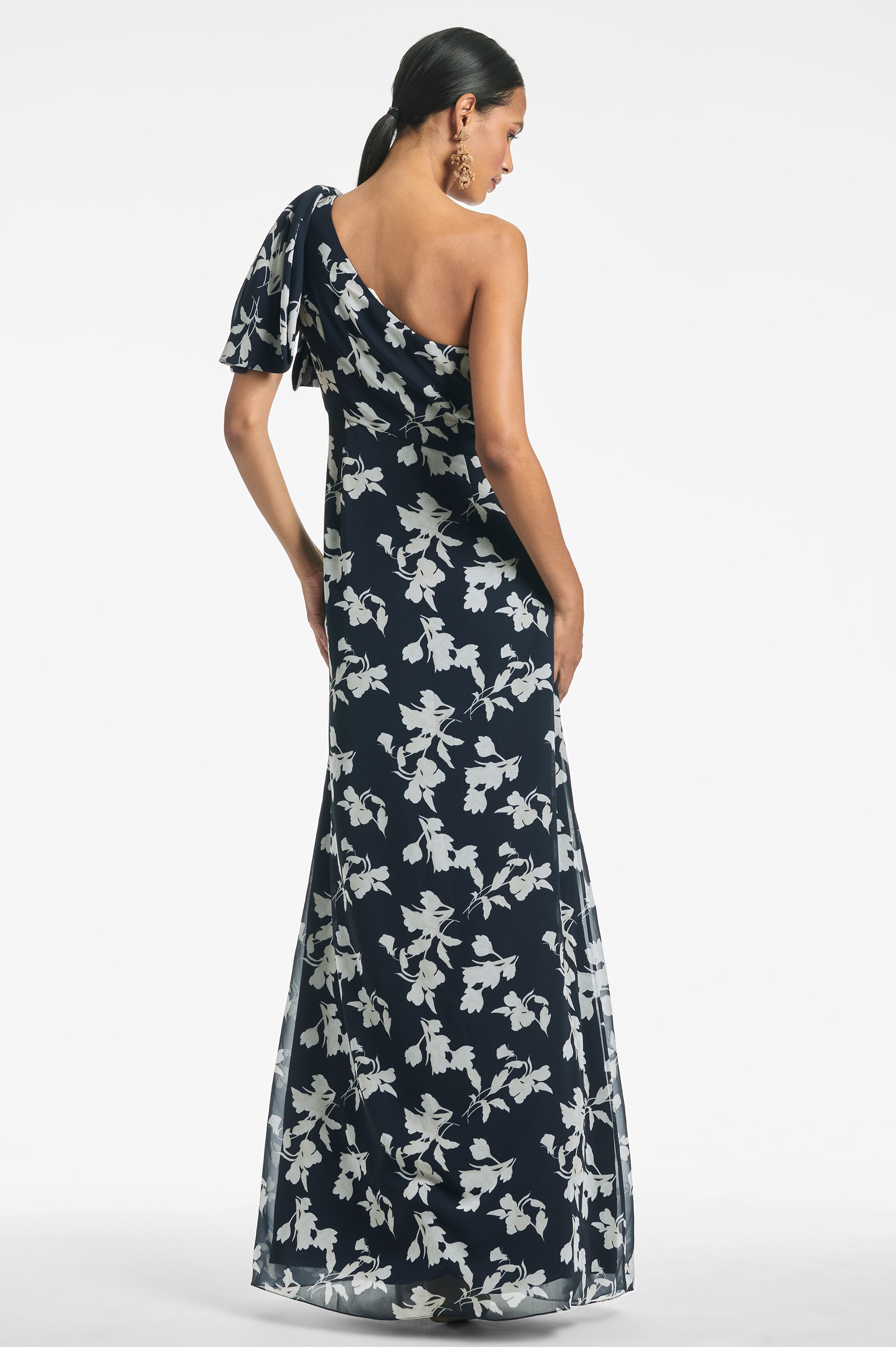 Chelsea Gown - Navy Venetia Petal