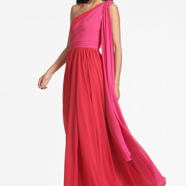 信頼 Rori BABI + SACHIN Fuchsia ロングワンピース Gown ワンピース ...