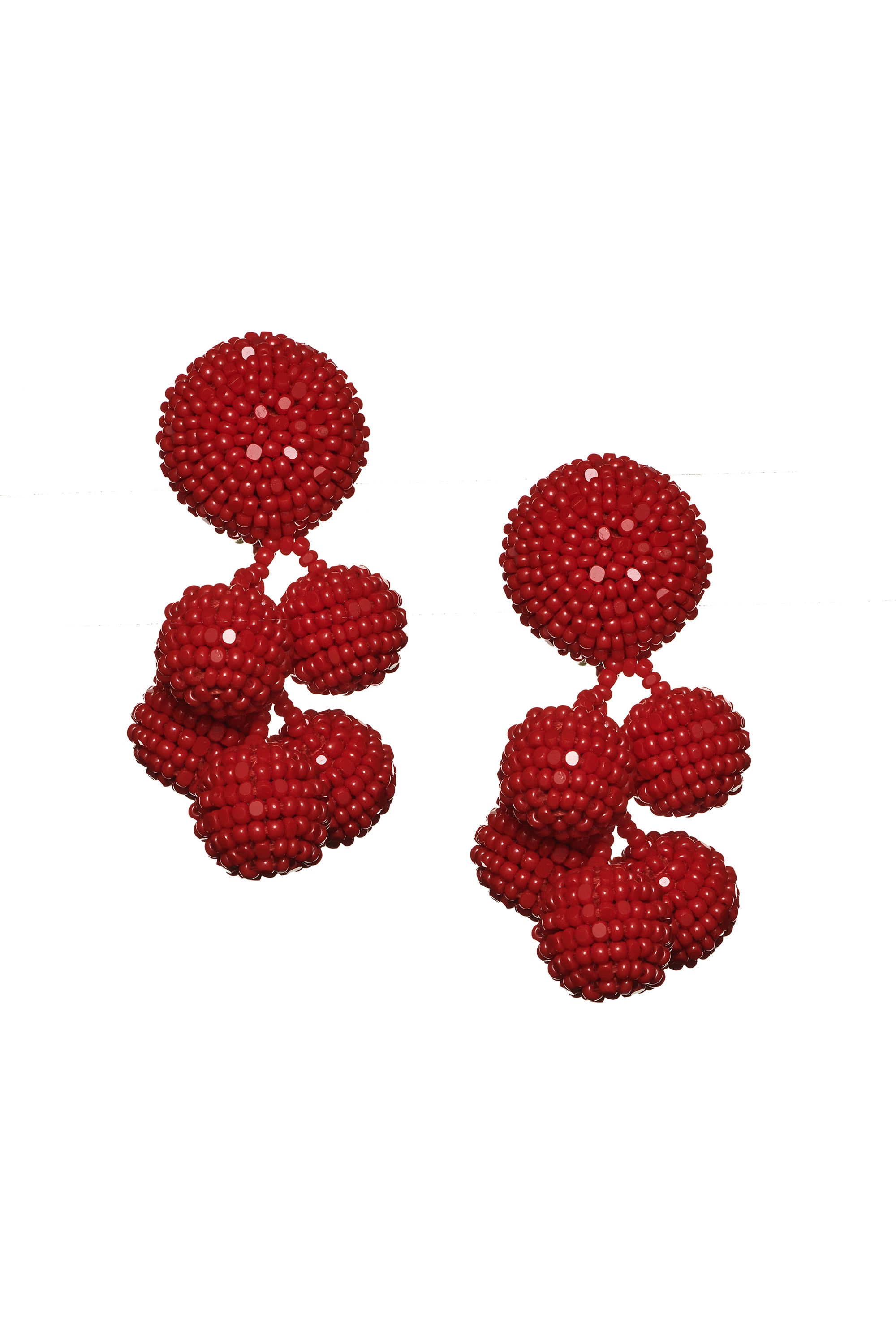 Mini Coconuts Earrings - Smooth Beads