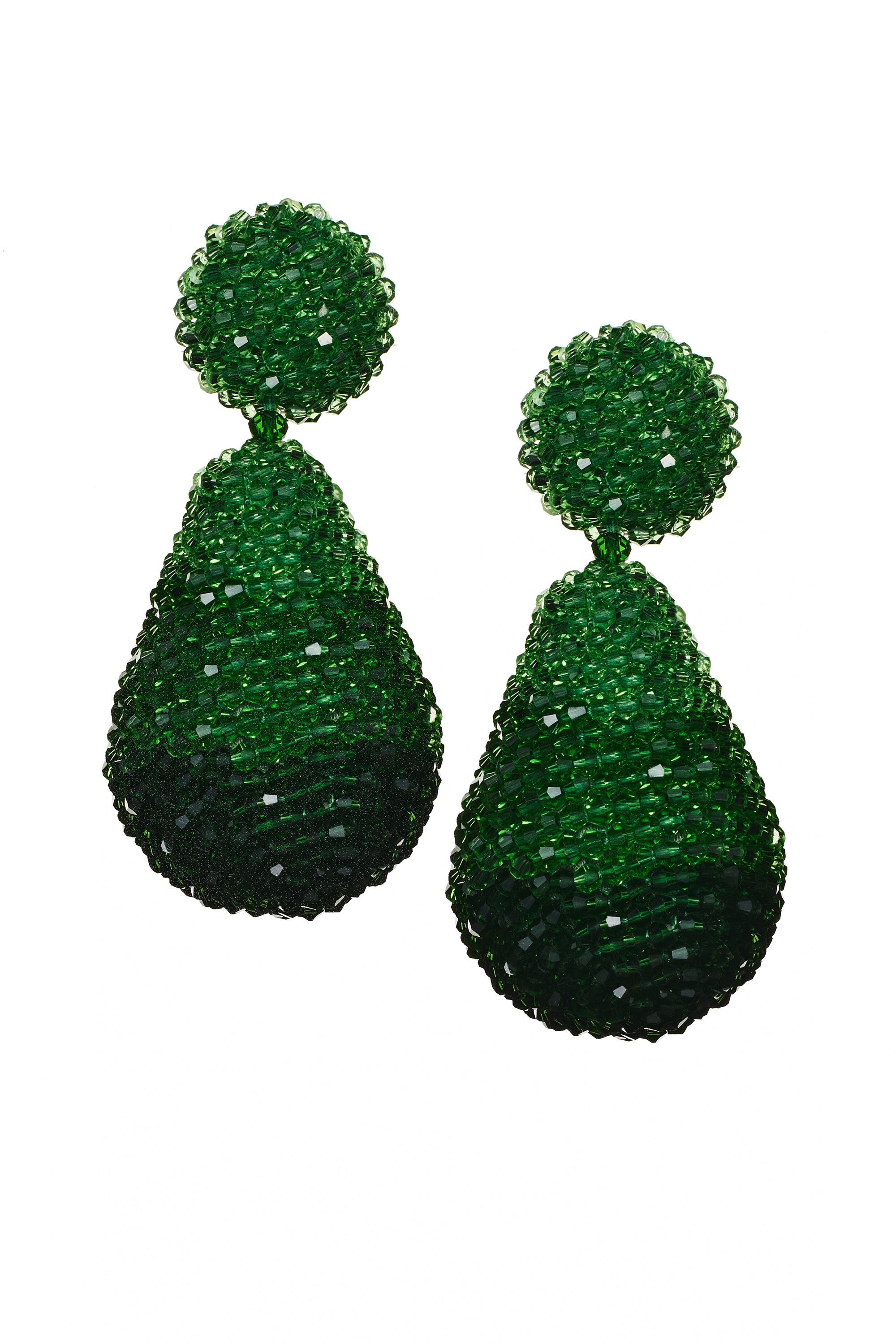 Ombre Elise Earrings - Faceted Beads