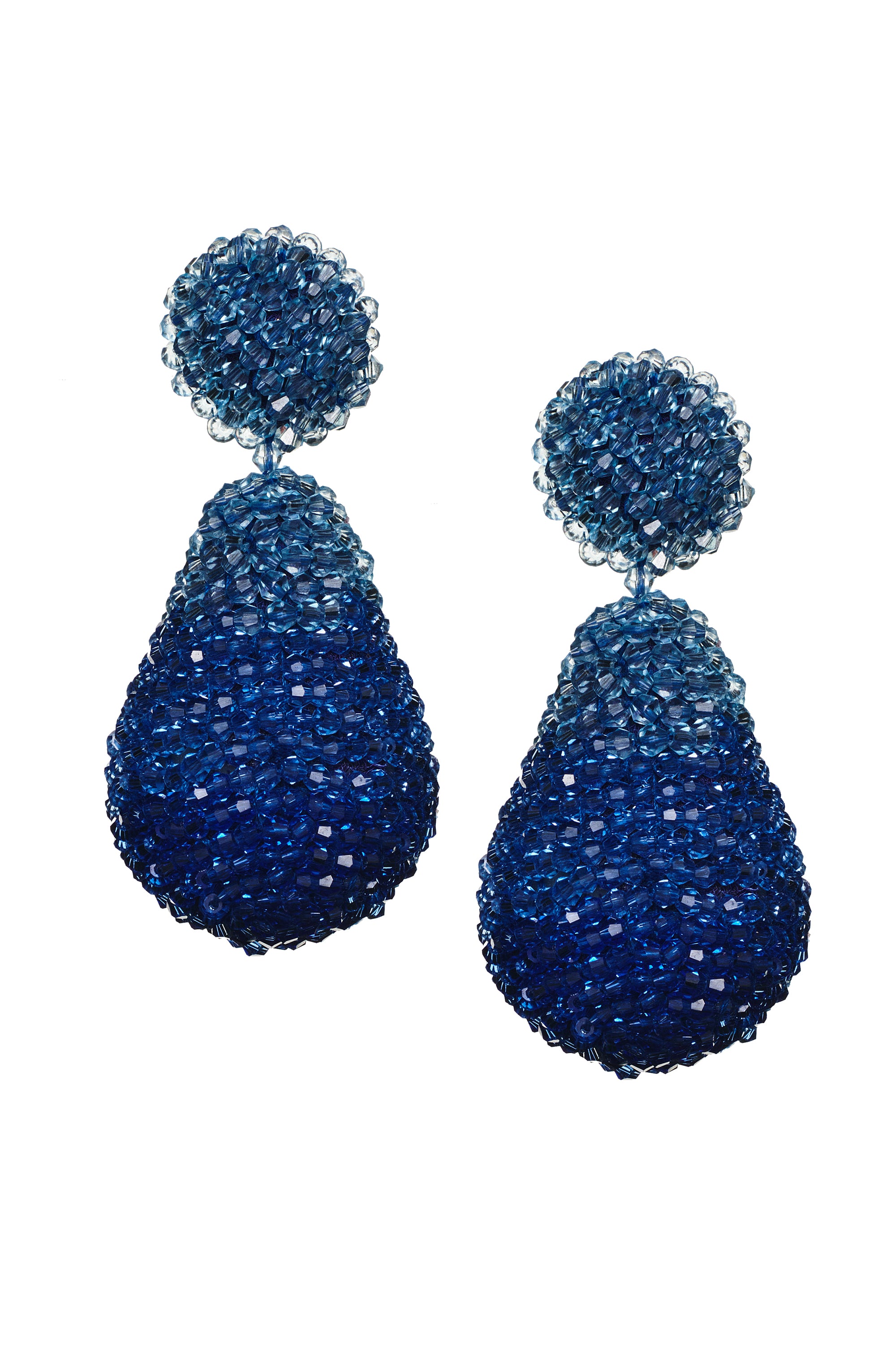 Ombre Elise Earrings - Faceted Beads