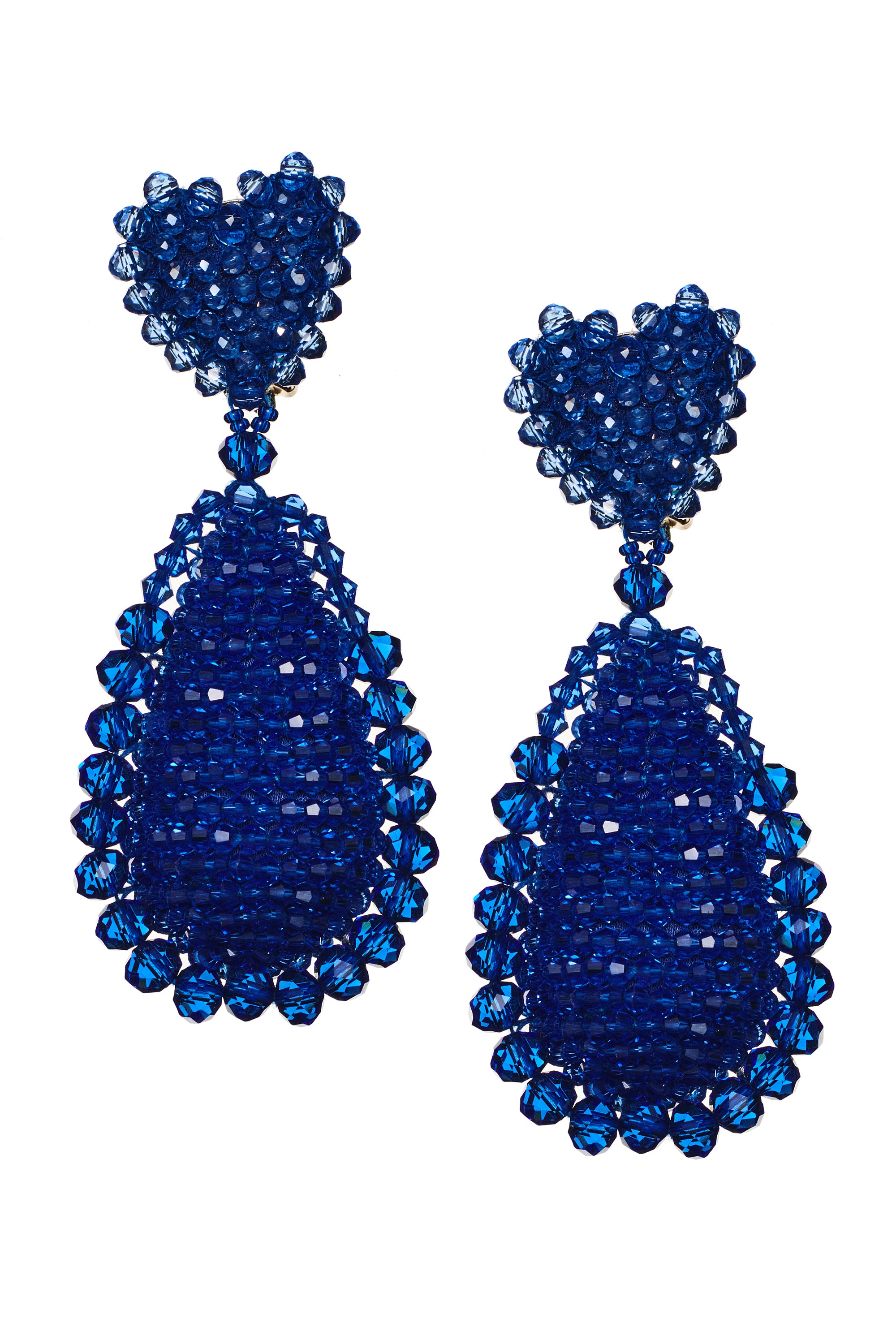 ADELINE EARRINGS - AQUA/MARINE