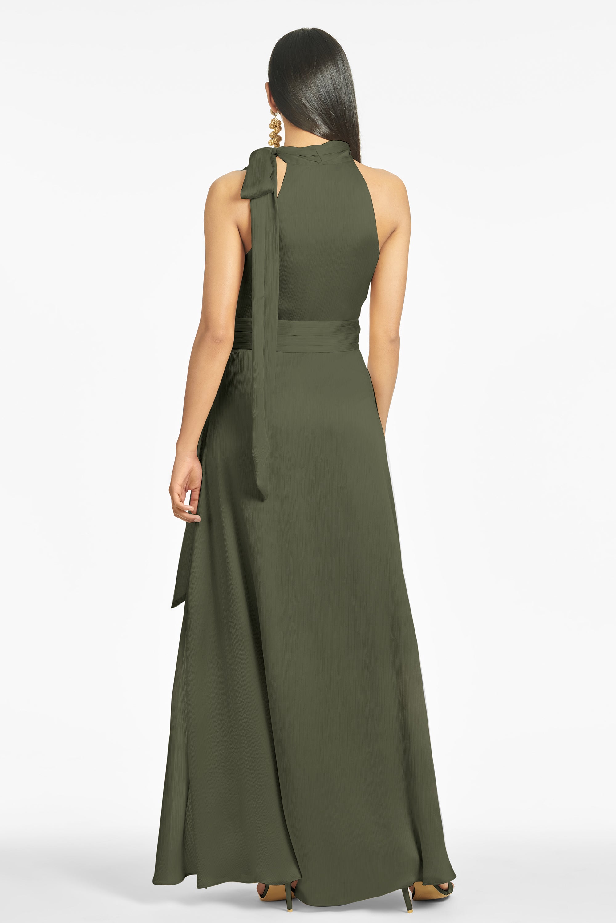 Kayla Gown - Moss Green - Final Sale