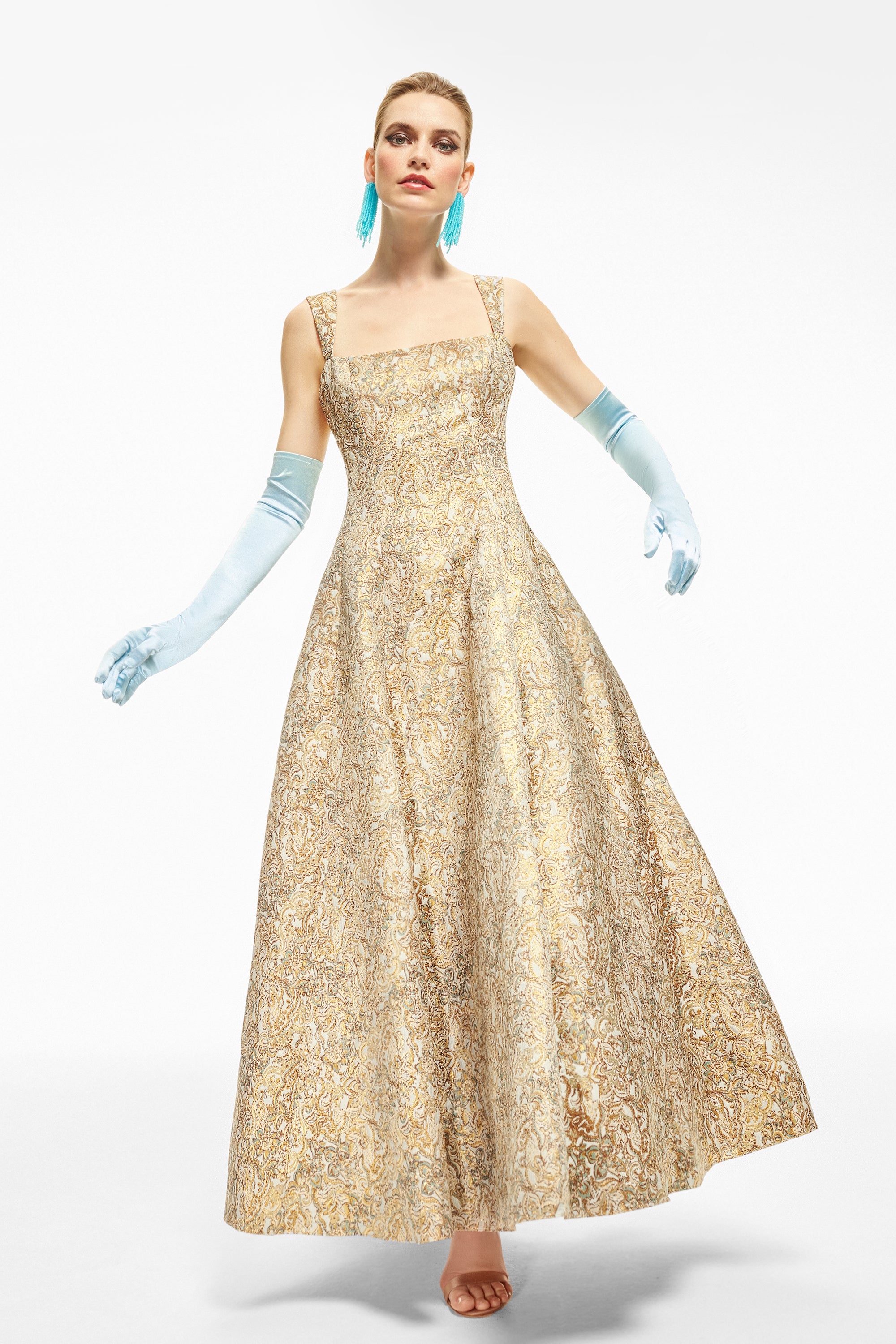 Audrey Gown - Gilded Floral