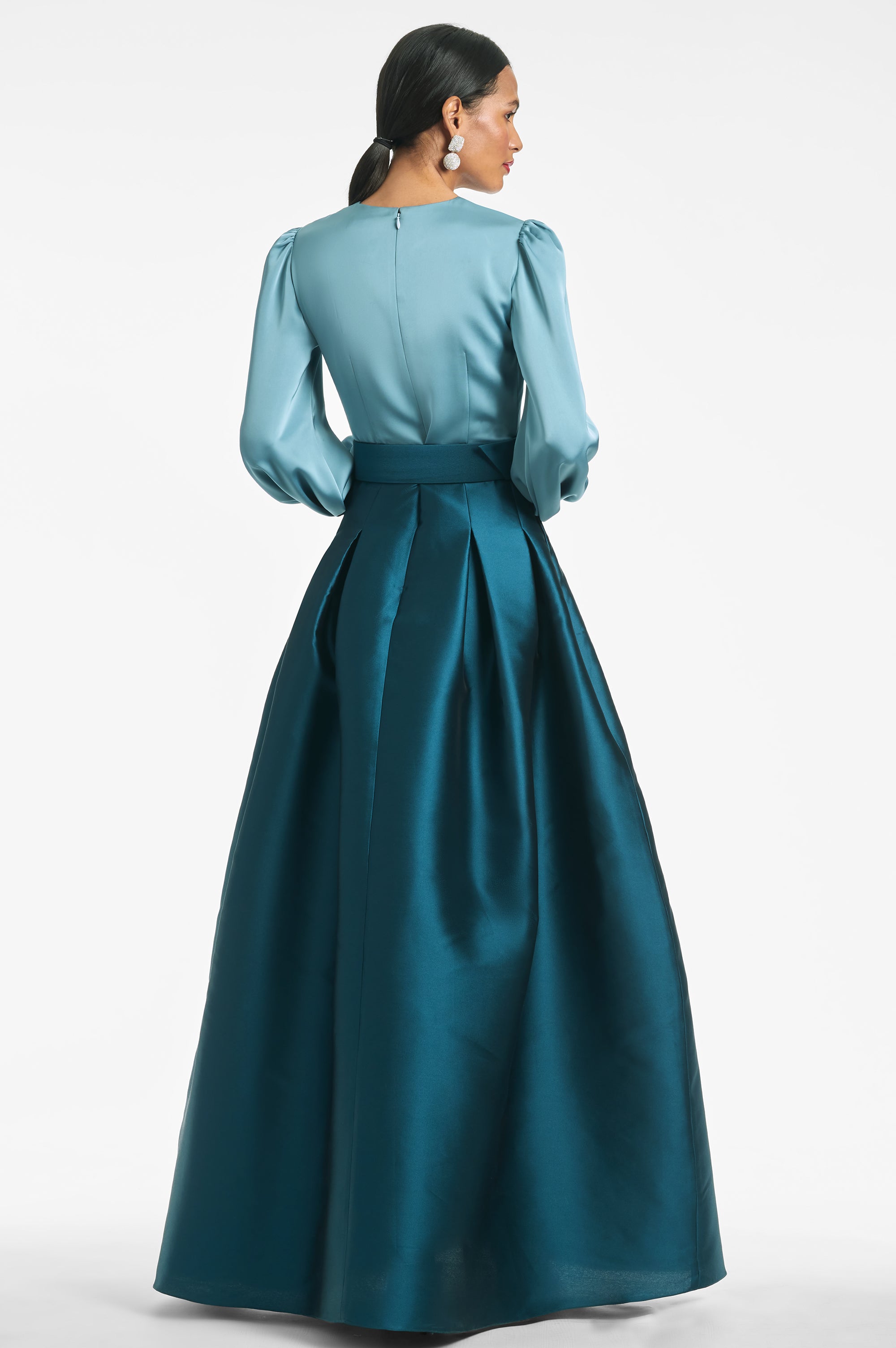 Zoe Gown - Seaglass/Deep Teal